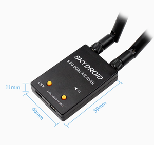 Skydroid Plastique 5.8G 150CH Contrôle UVC à Canaux Complets Double Antenne OTG avec Audio pour Smartphone Android - Product Image 4