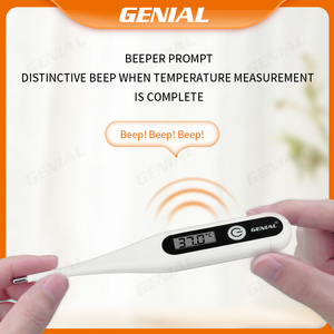 성인과 어린이를위한 하이 퀄리티 방수 디지털 온도계 OEM ODM 지원 공장 가격 가정용 의료 기기 - Product Image 5