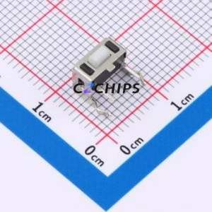 SMG-09-H043A1 Tactile Switch Bent Lead Through Hole-4P,7.4x3.6mm Switch Single Pole Single Throw Square Button 2.5N 7.4mm - Product Image 1