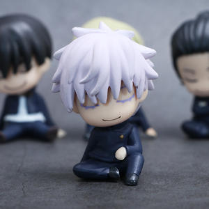 4 pièces/ensemble, nouveaux designs, style japonais, figurines d'action Juju Anime, PVC, Gojo Satoru, Itadori Yuji, figurines d'anime, <span class=keywords><strong>mini</strong></span> figurines - Product Image 4