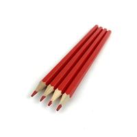 Crayon en bois de couleur rouge personnalisé avec logo, prix de gros bon marché, couleur unique