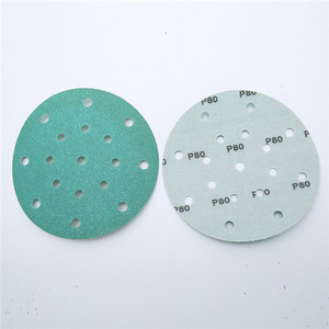 Disques de ponçage à fixation auto-agrippante, grain 80, ronds, pour le polissage du <span class=keywords><strong>bois</strong></span>, des voitures, des métaux, l'élimination de la peinture et de la rouille – Approvisionnement direct usine - Product Image 1