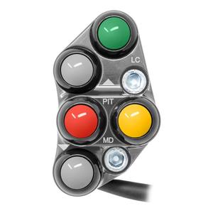 Interrupteur de guidon gauche pour Honda <span class=keywords><strong>CBR</strong></span> <span class=keywords><strong>1000</strong></span> RR (Titane) - Product Image 1