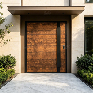 <span class=keywords><strong>Porte</strong></span> d'entrée pivotante en acier de luxe sur mesure avec serrure intelligente, <span class=keywords><strong>porte</strong></span> principale de villa, cadre en aluminium, <span class=keywords><strong>porte</strong></span> pivotante antivol - Product Image 5