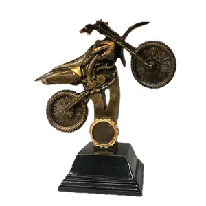 新设计摩托车比赛奖杯运动奖杯纪念装饰礼品