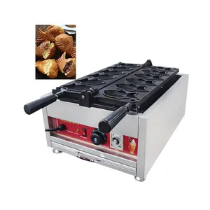 Non-Stick Breakfast Waffle Machine Mini fish Personal Electric Waffle Maker for Paninis Other Snack Machines