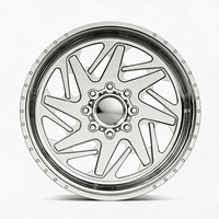 Rines Personalizados para Camioneta, Negro Mate, 22X14 26X10 26X12 24X14, Super Single Forged, con 8X165.1 8X170 5X127 para Ram 2500 Ford F250