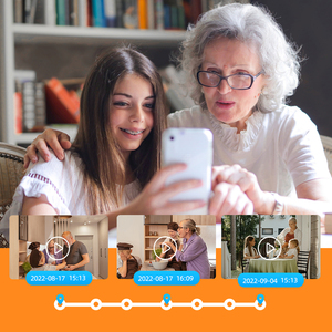 Rõ ràng tầm nhìn ban đêm phát hiện chuyển động hai cách âm thanh Wifi 2MP Dome Camera - Product Image 3