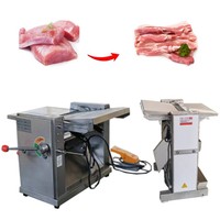 Eléctrico 	 Máquina para Quitar Piel de Cerdo 	 Cuchillo para cortar carne 	 Máquina Peladora de Piel de Cerdo 	   Rebanadora de Carne de Acero Inoxidable, Cortadora de Carne