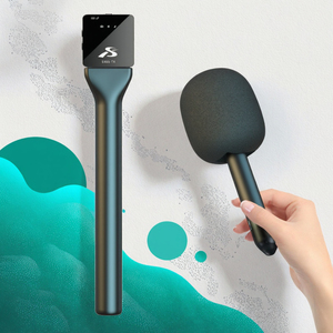 ไมโครโฟนไร้สายแบบ Lavalier รอบทิศทาง พร้อมขาตั้งและขั้วต่อ Type C สำหรับการสัมภาษณ์ การประชุม สมาร์ทโฟน และสตูดิโอ - Product Image 3