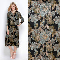 Nouvelle collection de tissu Jacquard en Nylon, brocart Spandex, Polyester, à motifs floraux magnifiques, 2020