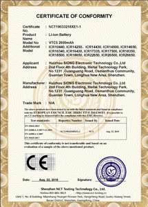 100% <span class=keywords><strong>Original</strong></span> 3,6V US18650 <span class=keywords><strong>VTC5</strong></span> 18650 2600mAh Kontinuierliche <span class=keywords><strong>30A</strong></span> Entladung für UAV - Product Image 6