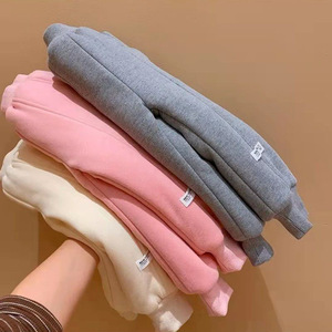 Tongxingyuan Baby Girls Sweatpants Thickened Fleece <b>Lined</b> Warm Winter <b>Pants</b> Loose Fit Breathable For Outdoor Wear - Product Image 2