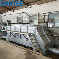 Système de flottation à air dissous DAF mobile monté sur remorque, application de location pour usine de transformation alimentaire temporaire et intervention d'urgence