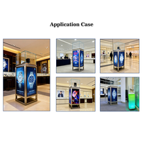 Écran LED en forme de cube, vitrine d'affichage LED, P1.8 P2, publicité intérieure, boîtier de cube LED, exposition, bijoux, affichage vidéo