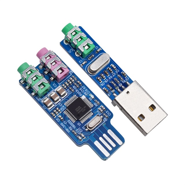 5V Mini PCM2704 CM108 USB DAC HIFI USB Sound Card USB Power DAC Decoder Board Module Raspberry Pi 16 Bits