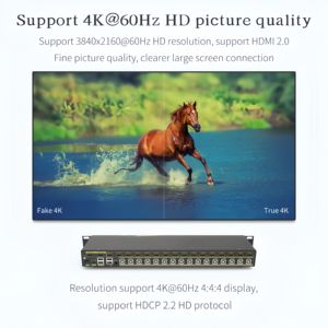Le commutateur <span class=keywords><strong>KVM</strong></span> USB CUSTOM 16 ports HDM-I <span class=keywords><strong>DVI</strong></span> VGA SDI prend en charge la commutation de touches de raccourci jusqu'à 4K @ 60Hz - Product Image 4