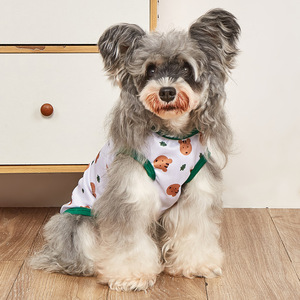 Vêtements pour animaux de compagnie sur mesure, gilets fins d'été pour chats et chiens, vêtements pour chiens anti-chute de poils à imprimé dessin animé, directement de l'usine. - Product Image 1