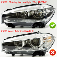 Phare avant LED AFS pour BMW 2014-2018 F15/F16/X5/X5 M/X6/X6 M/F85/F86, sans modules, côté conducteur gauche, version américaine, 7381141
