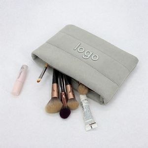 Trousse de Toilette Suspendue Légère en Néoprène Résistante à l'Eau Jaune Gris Zippée Moyenne Portable pour Voyage - Product Image 2