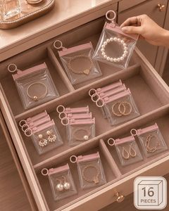Wholesale Waterproof Mini Transparent EVA/PVC Slider Bag with Smooth Zip for <b>Jewelry</b> Small Accessories <b>Packaging</b> Factory Direct - Product Image 4