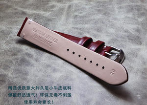 Venta al por mayor de cuero de caballo cordobés personalizado 20mm 21mm 22mm correa de reloj de cuero correa de liberación rápida para Apple Watch Series - Product Image 6