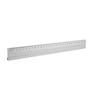 30cm Handmade Leather Aluminum Alloy Protective Ruler