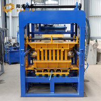 Machine à fabriquer des briques entièrement automatique QTJ4-15 Machine à fabriquer des blocs de béton et des carreaux Matériel de construction