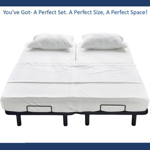 <span class=keywords><strong>Twin</strong></span> <span class=keywords><strong>XL</strong></span> Kích thước 4pcs bedding Set 15 "sâu túi được trang bị tấm sang trọng 100% Ai Cập bông phẳng tấm Set với vỏ gối - Product Image 6