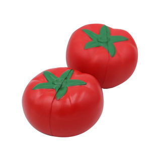 Balle anti-stress végétale <span class=keywords><strong>de</strong></span> vente chaude jouets à presser en <span class=keywords><strong>mousse</strong></span> PU personnalisés balle anti-stress en forme <span class=keywords><strong>de</strong></span> tomate - Product Image 2