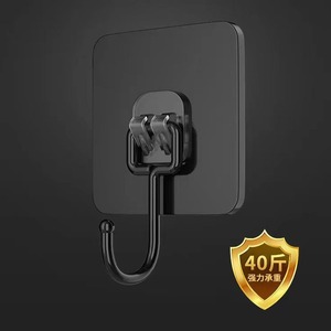 Xijiajia Strong <b>Adhesive</b> <b>Hooks</b> 3 Pack Polished Stainless Steel Removable Wall Hanging For Kitchen Bathroom Door Use - Product Image 4