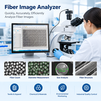 Fiber Quality Testing Analyzer Instrument Textile Laboratory QC Cotton Wool Flax Diameter Grading Machine