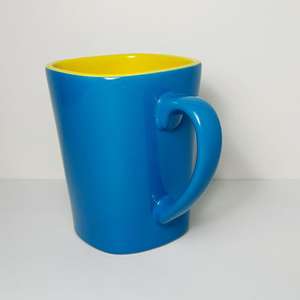 Mug en céramique créatif, forme droite avec poignée, couleur personnalisée, tasse individuelle, vaisselle promotionnelle, fournitures de bureau, origine Zibo - Product Image 4