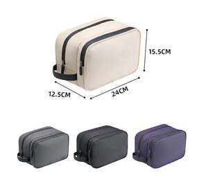 Neceser Portátil para Artículos de Aseo con Cierre, Organizador Impermeable, Kit Dopp para Cosméticos - Product Image 2