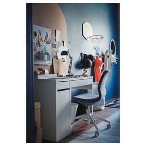 Escritorio <span class=keywords><strong>de</strong></span> Computadora <span class=keywords><strong>de</strong></span> Oficina <span class=keywords><strong>de</strong></span> Madera Blanca Resistente <span class=keywords><strong>con</strong></span> Cajones Negros, Estación <span class=keywords><strong>de</strong></span> Trabajo Moderna para <span class=keywords><strong>Estudio</strong></span>, Escritura, Hogar, Escuela y Juegos - Product Image 2