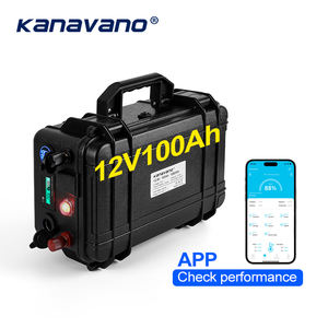 แบตเตอรี่ลิเธียม Lifepo4 12v แบบกันน้ำ ขนาด 100ah แบตเตอรี่ Lfp 12v 1200W สำหรับใช้งานกลางแจ้งแบบพกพา - Product Image 2