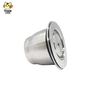 Cápsulas de Café Reutilizables Universales de Metal para Máquina de Café, Compatibles con <span class=keywords><strong>NESPRESSO</strong></span>, 1 Pod Wareset, Superventas - Product Image 1