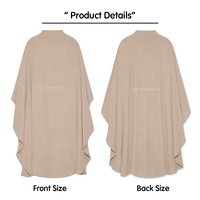 Robe de soirée élégante et moderne pour femme, style cape superposée, longueur cheville, en crêpe fluide, ourlet droit asymétrique, manches chauve-souris, pour l'hiver