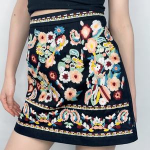 Nouvelle jupe sexy pour femmes, jupe décontractée brodée, jupe trapèze, jupe mini moulante - Product Image 3