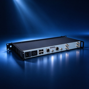 Dual Channel UHF Wireless Handheld <b>Microphone</b>, IR Sync Wireless Mic System, Rack Mount Receiver for Karaoke Live Conference - Product Image 3