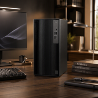 PC Desktop QCT1250 Intel Core I3-14100/8G/512G Komputer Menara Kantor Bisnis