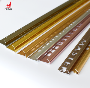 Fengfan, embellecedor de borde de azulejo de acero inoxidable en forma de T, <span class=keywords><strong>aluminio</strong></span> <span class=keywords><strong>Flexible</strong></span> de cerámica con orificio redondo para bordes, accesorios para azulejos - Product Image 5
