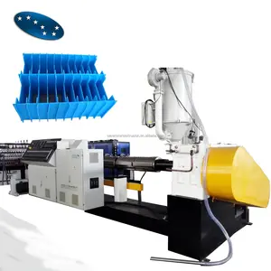 Pp Plastic Holle Constructie Sjabloon Bekistingsblad Profiel Extrusie Maken Machine