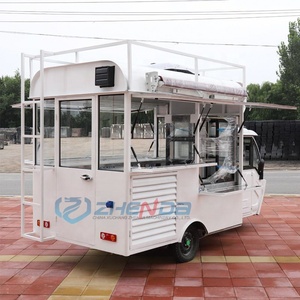 Tricycle Électrique Blanc Minimaliste Direct Usine, Voiture Portable pour Petit-Déjeuner, Repas et Glaces/Café, Transport Spécialisé - Product Image 3