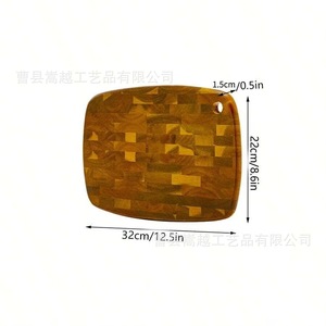 Over Acacia <b>Wood</b> Cutting Board Rectangle Anti-Slip Kitchen Chopping <b>Block</b> - Product Image 4