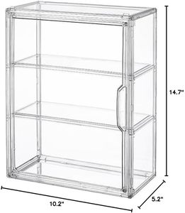 商店展示用亚克力收纳盒 防尘展示柜 3 层透明展示柜 用于展示模型 - Product Image 2