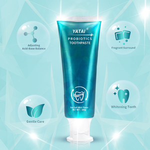 Tùy chỉnh <span class=keywords><strong>Fluoride</strong></span> muối biển bạc hà răng dán cho răng nhạy cảm loại bỏ vết bẩn làm trắng kem đánh răng Prebiotic - Product Image 3