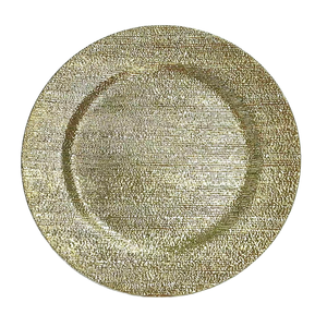 Vente en Gros Assiettes de Présentation en Plastique 13 Pouces Or / Argent / Or Rosé pour Fête de Mariage - Product Image 5
