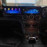 Autoradio Android NaviHua pour Mercedes Benz C GLC W205 X253 RHD, double écran, GPS automobile, navigation, Carplay, moniteur