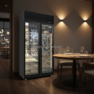 Réfrigérateur à vin haut de gamme Yulonge, vitrine à bière, dégivrage automatique, contrôle climatique commercial Jdg-1200, Jdg-600 - Product Image 2